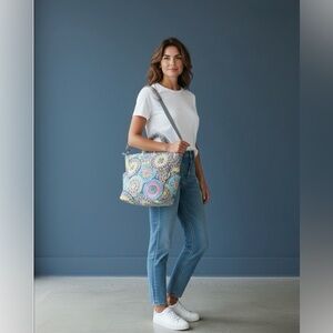 Vera Bradley Glenna Tote Colorful Patterned